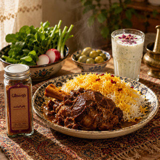 ادویه چلو گوشت/با کیفیت عالی /برند زعفران خوشحال